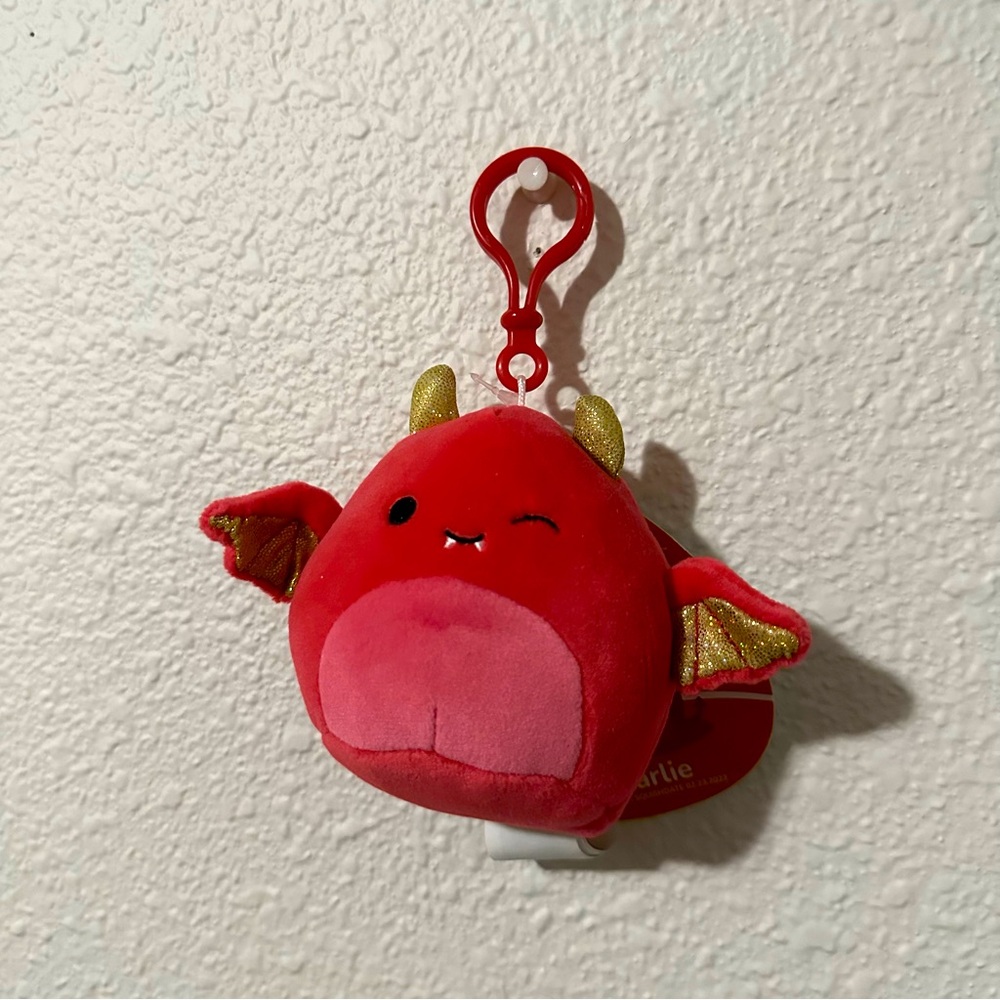 SQUISHMALLOWS Karlie the Devil clip-on 3.5in NWT